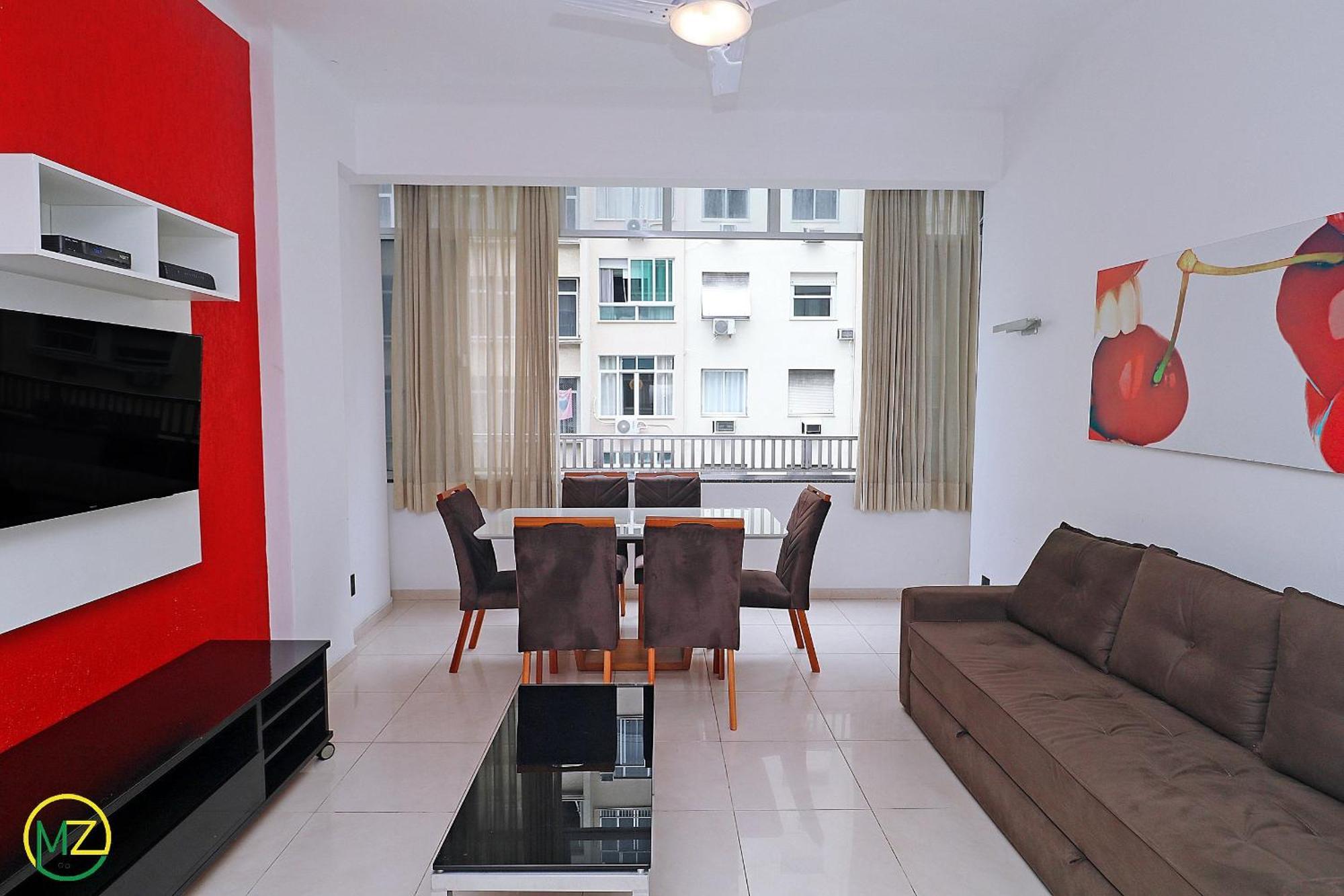 Moderno 3 Quartos Com Vista Mar No Posto 6 Rio de Janeiro Esterno foto